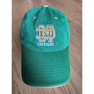 Notre Dame Fighting Irish Hat Top Of The World Green Gold One Fit Flex Cap NCAA